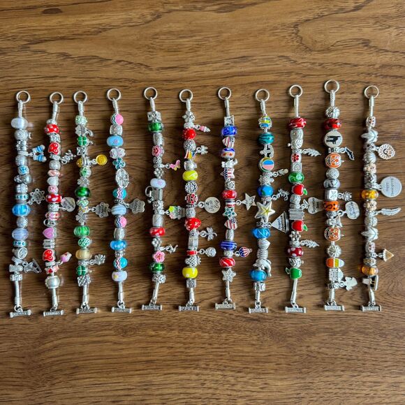 Vintage Willabee & Ward Monthly Charm Bracelets - Missing December - Picture 1 of 9